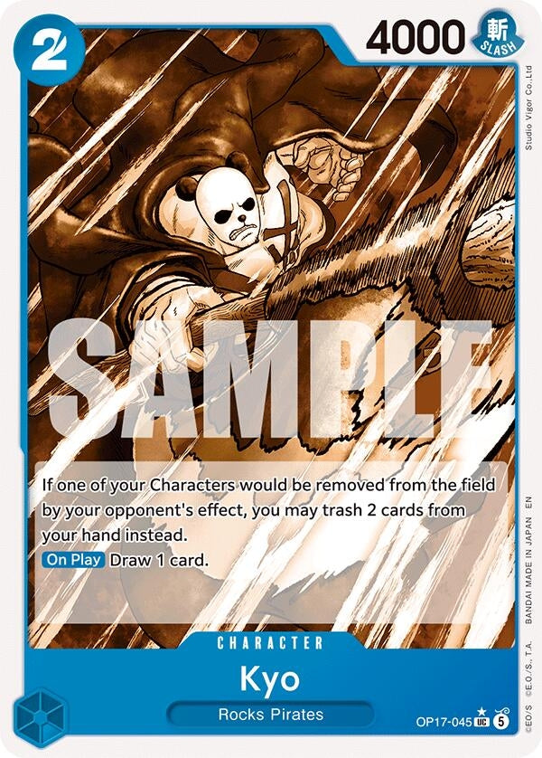 Image for Kyo (Pandaman Art) (OP17-045) (The World's Strongest Warriors) (OP17) - One Piece Card Game