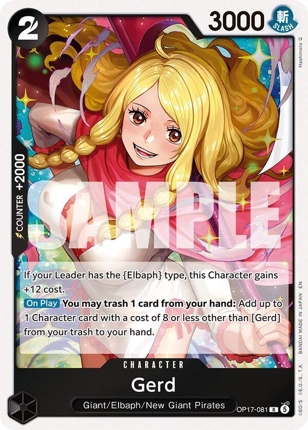 Image for Gerd (OP17-081) (The World's Strongest Warriors) (OP17) - One Piece Card Game