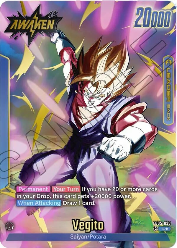 Image for Vegito - FB05-025 (Alternate Art) (FB05-025) (Story Booster 01) (ST01) - Dragon Ball Super: Fusion World