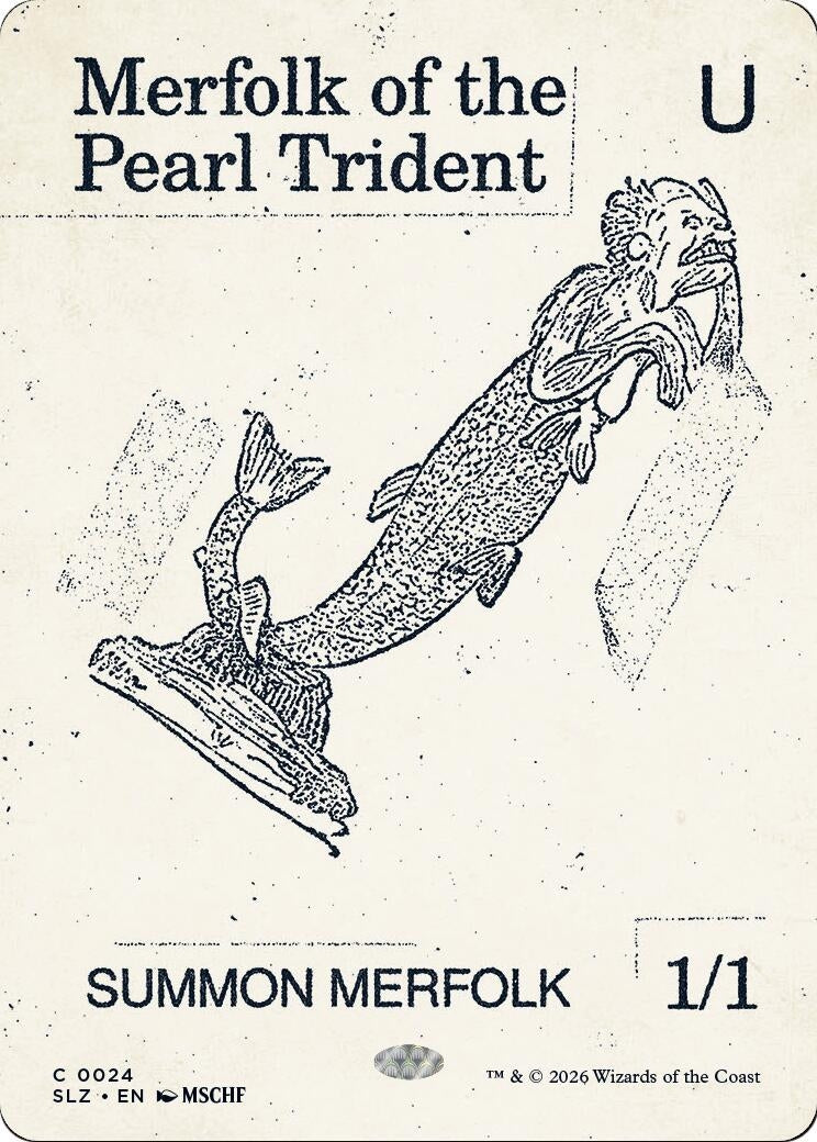 Image for Merfolk of the Pearl Trident (0024) (24) (Secret Lair x MSCHF: The Zeta Set) (SLZ) - Magic: The Gathering