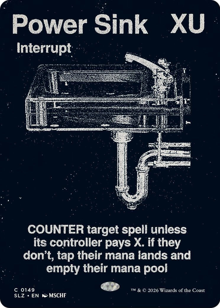 Image for Power Sink (0149) (149) (Secret Lair x MSCHF: The Zeta Set) (SLZ) - Magic: The Gathering