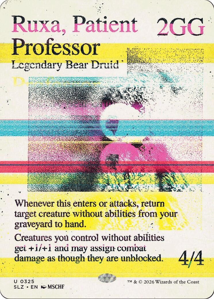 Image for Ruxa, Patient Professor (0325) (325) (Secret Lair x MSCHF: The Zeta Set) (SLZ) - Magic: The Gathering