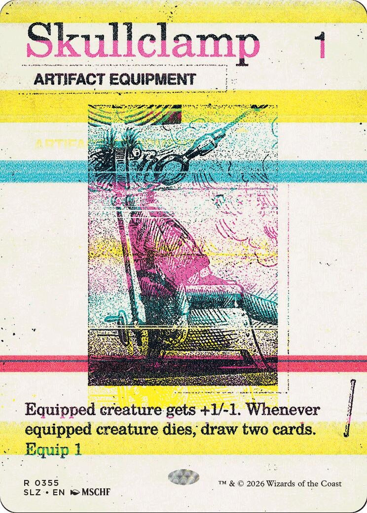 Image for Skullclamp (0355) (355) (Secret Lair x MSCHF: The Zeta Set) (SLZ) - Magic: The Gathering