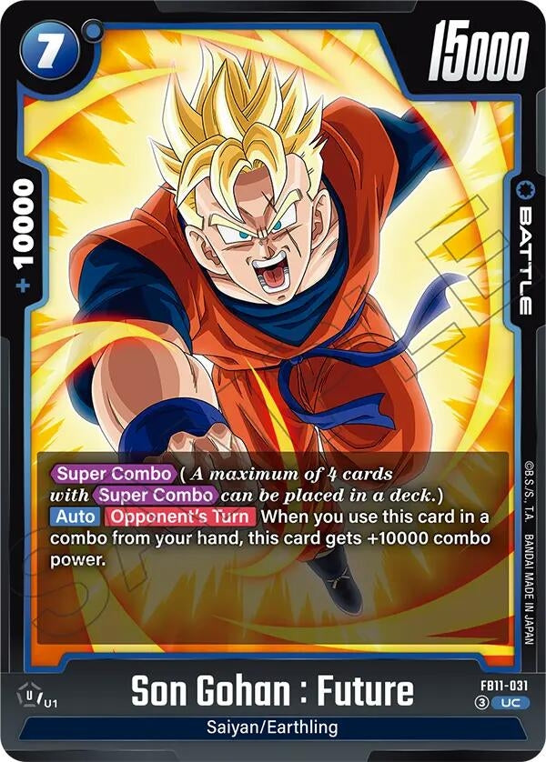 Image for Son Gohan : Future - FB11-031 (FB11-031) (Brightness of Hope) (FB11) - Dragon Ball Super: Fusion World
