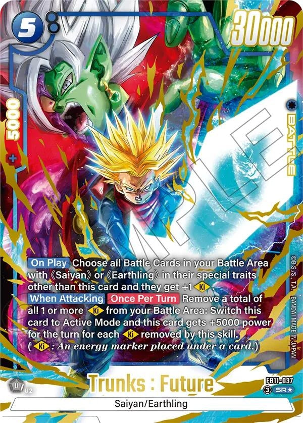 Image for Trunks : Future - FB11-037 (Alternate Art) (FB11-037) (Brightness of Hope) (FB11) - Dragon Ball Super: Fusion World