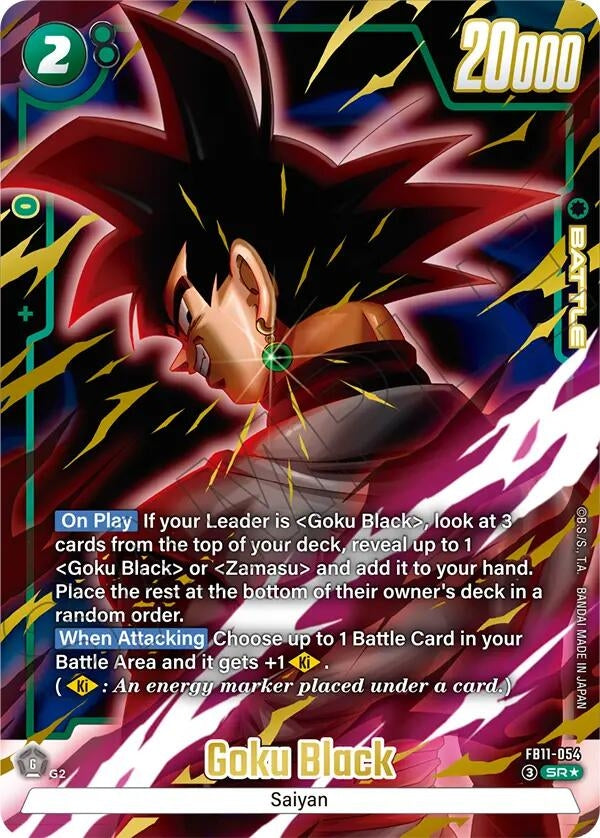 Image for Goku Black - FB11-054 (Alternate Art) (FB11-054) (Brightness of Hope) (FB11) - Dragon Ball Super: Fusion World