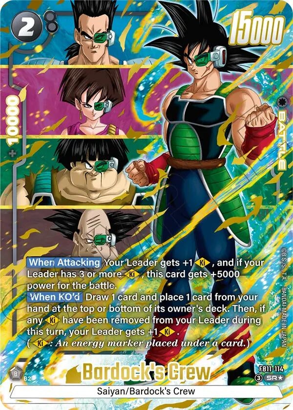 Image for Bardock's Crew - FB11-114 (Alternate Art) (FB11-114) (Brightness of Hope) (FB11) - Dragon Ball Super: Fusion World