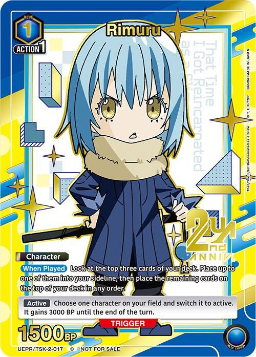 Image for Rimuru (017) (Gold) (UEPR/TSK-2-017) (Union Arena Promotion Cards) (UEPR) - Union Arena