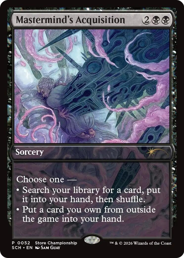 Image for Mastermind's Acquisition (Game Day & Store Championship Promos) (GAME) - Magic: The Gathering