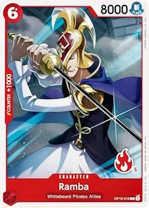 Image for Ramba (Ace Deck) (OP16-016) (Set Sail Deck Set) (SD01) - One Piece Card Game