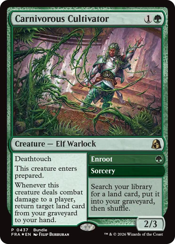 Image for Carnivorous Cultivator (437) (Unique and Miscellaneous Promos) (UMP) - Magic: The Gathering