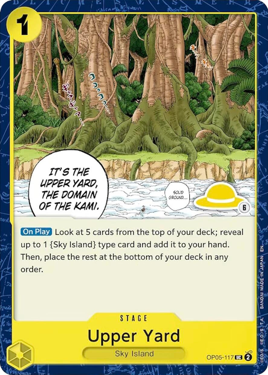 Image for Upper Yard (Luffy Deck) (OP05-117) (Set Sail Deck Set) (SD01) - One Piece Card Game