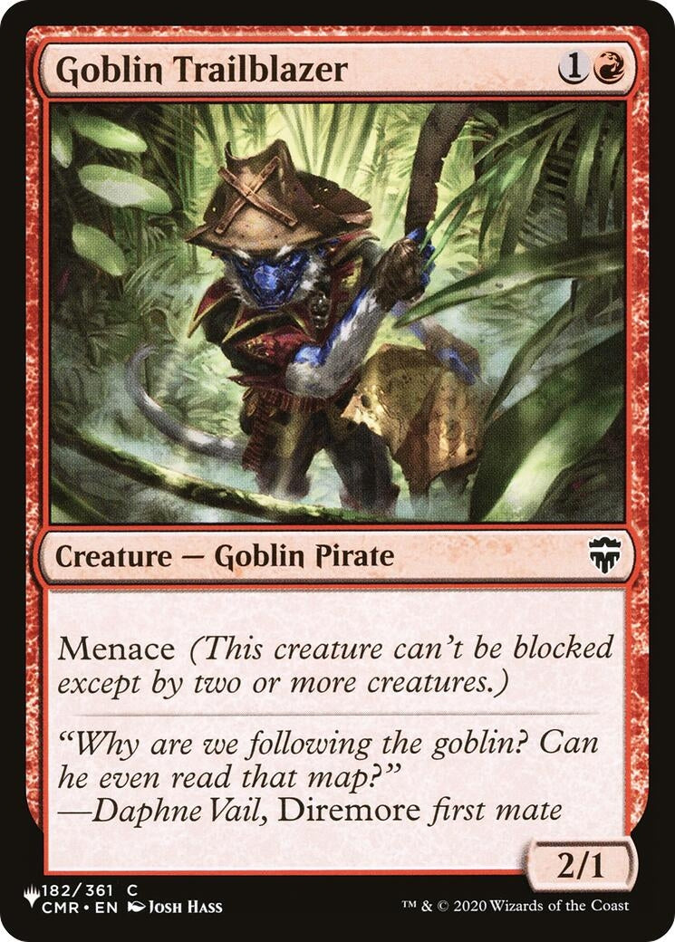 Image for Goblin Trailblazer (182) (The List Reprints) (LIST) - Magic: The Gathering