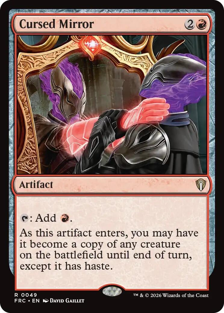 Image for Cursed Mirror (49) (Commander: Reality Fracture) (FRC) - Magic: The Gathering
