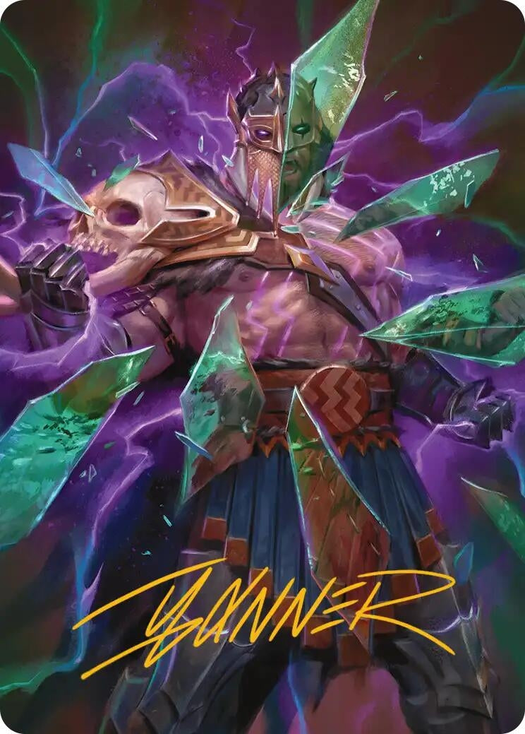 Image for Rise of the Deathbringer Art Card (Gold-Stamped Signature) (36) (Art Series: Reality Fracture) (ASFRA) - Magic: The Gathering