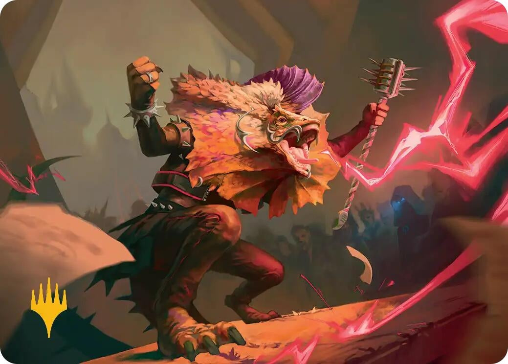 Image for Master of Barbs Art Card (Gold-Stamped) (41) (Art Series: Reality Fracture) (ASFRA) - Magic: The Gathering