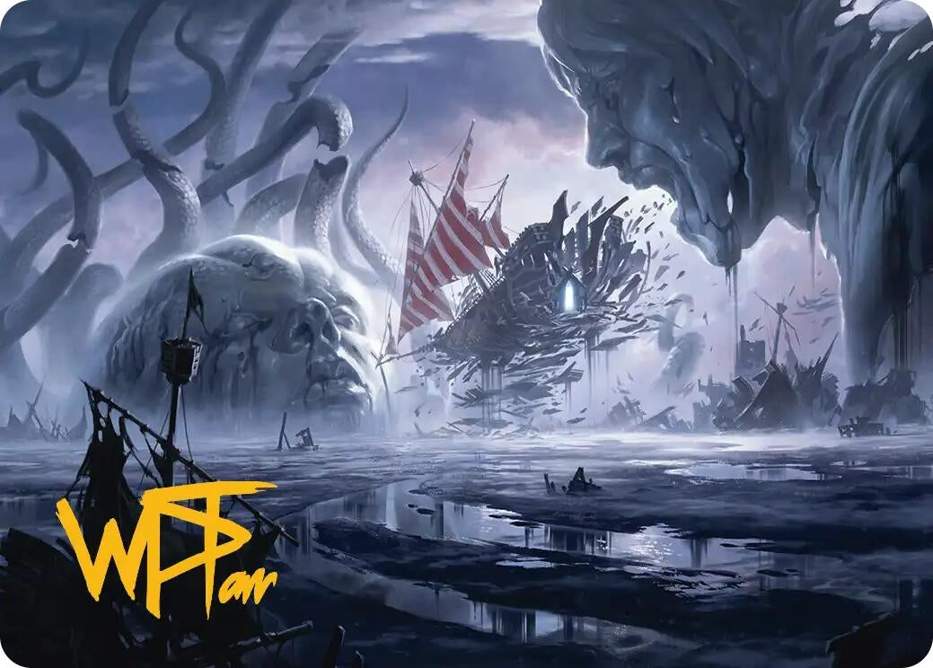 Image for Shipwreck Marsh Art Card (Gold-Stamped Signature) (31) (Art Series: Reality Fracture) (ASFRA) - Magic: The Gathering