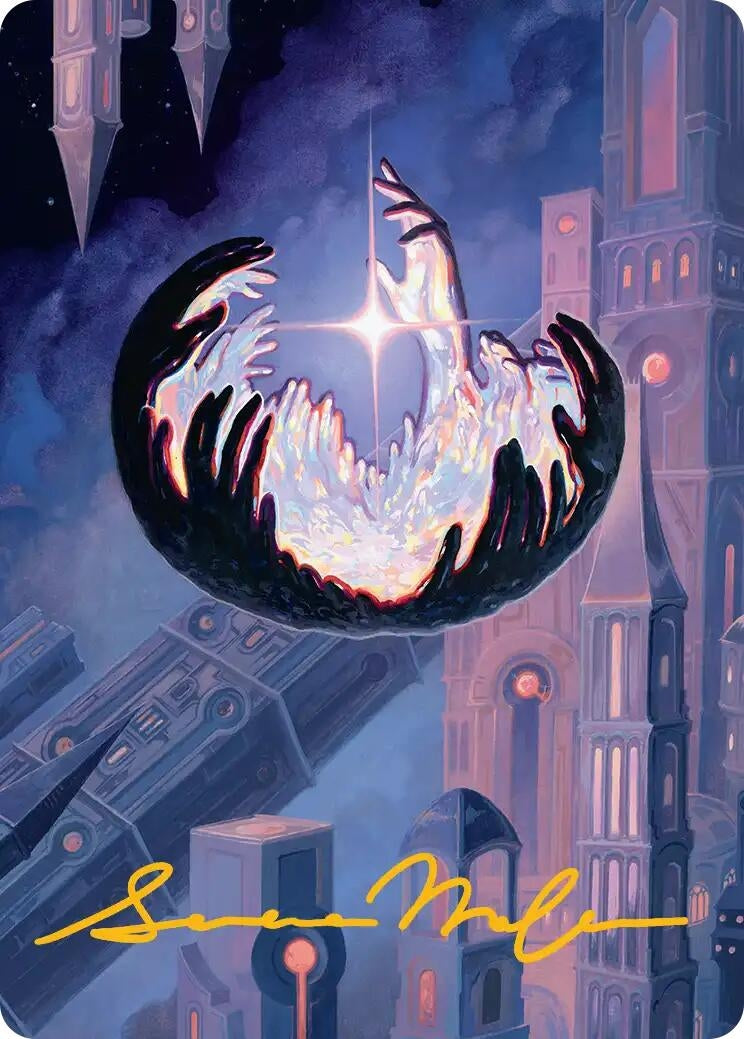 Image for Hall of Echoes Art Card (Gold-Stamped Signature) (54) (Art Series: Reality Fracture) (ASFRA) - Magic: The Gathering