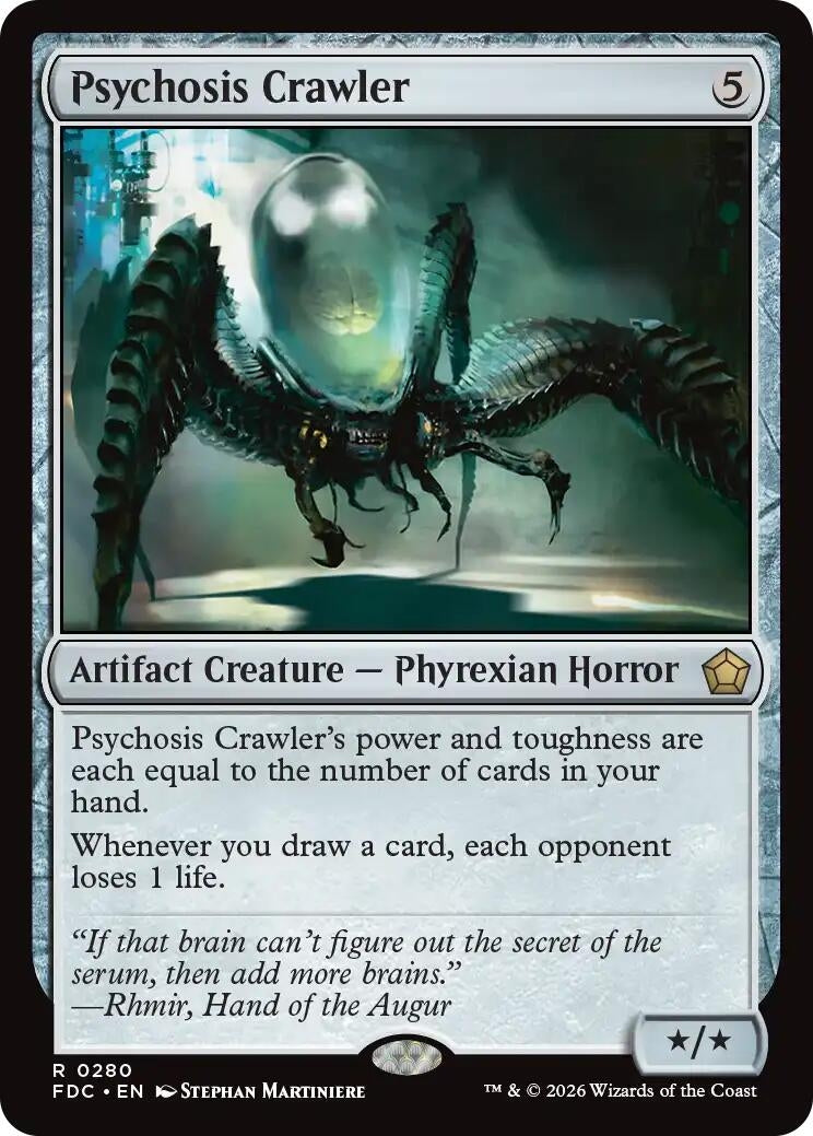 Image for Psychosis Crawler (280) (Commander: Foundations) (FDC) - Magic: The Gathering