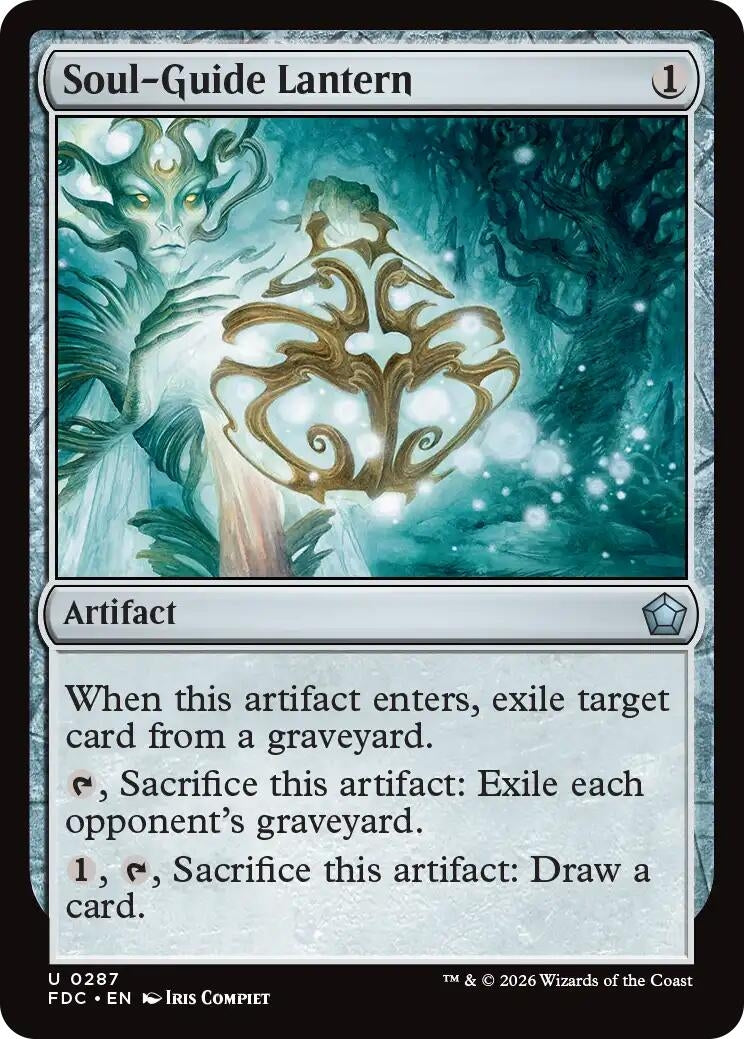 Image for Soul-Guide Lantern (287) (Commander: Foundations) (FDC) - Magic: The Gathering