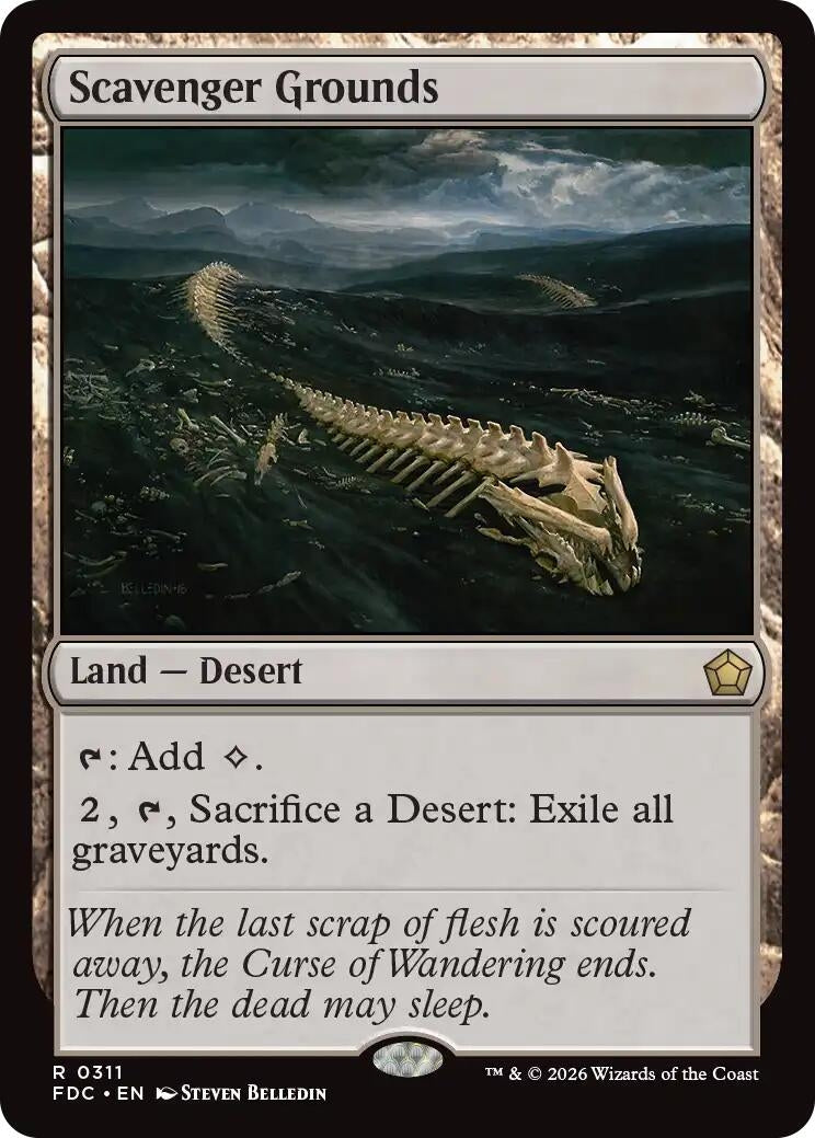 Image for Scavenger Grounds (311) (Commander: Foundations) (FDC) - Magic: The Gathering