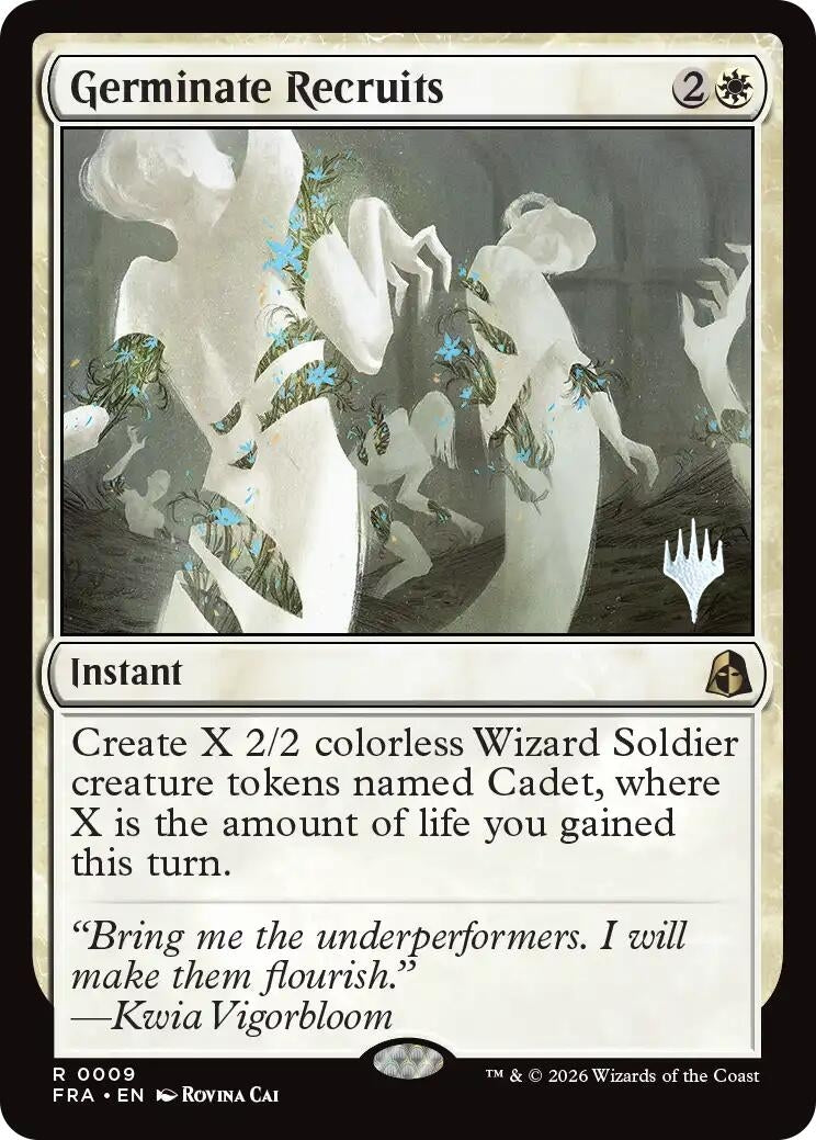 Image for Germinate Recruits (9) (Promo Pack: Reality Fracture) (PPFRA) - Magic: The Gathering
