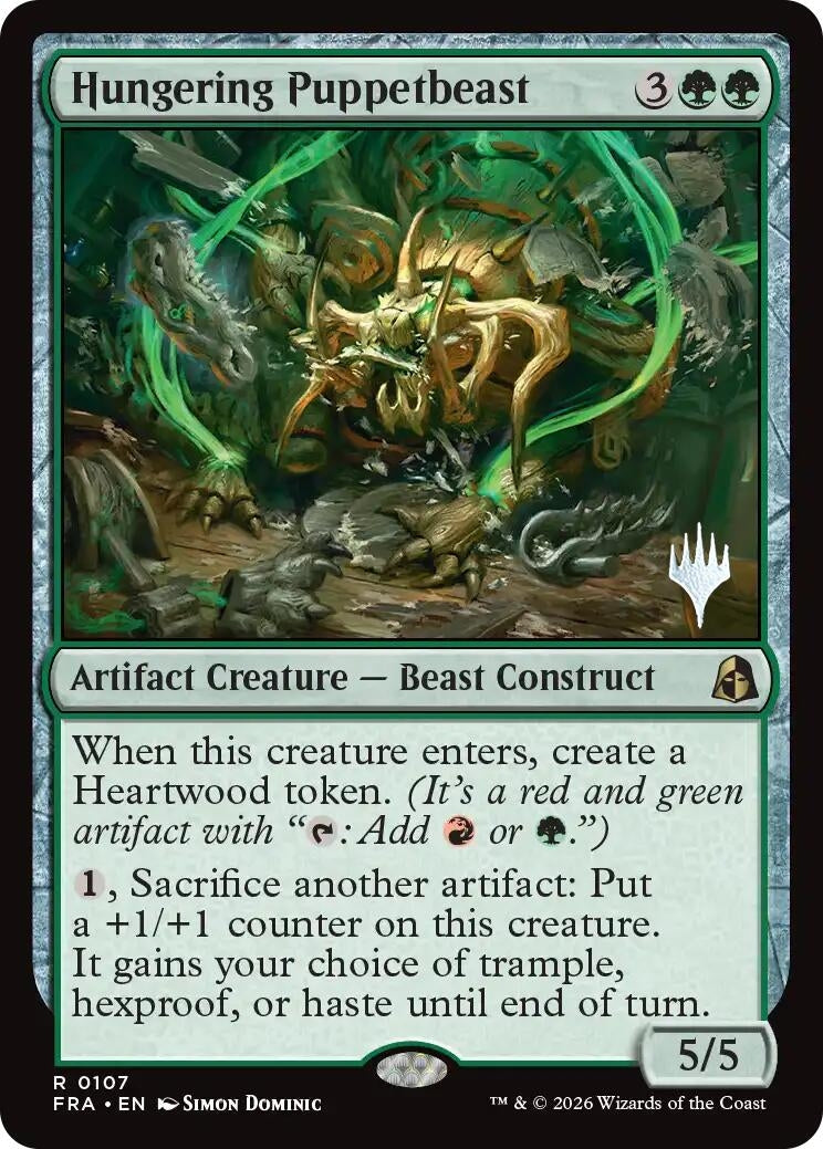 Image for Hungering Puppetbeast (107) (Promo Pack: Reality Fracture) (PPFRA) - Magic: The Gathering