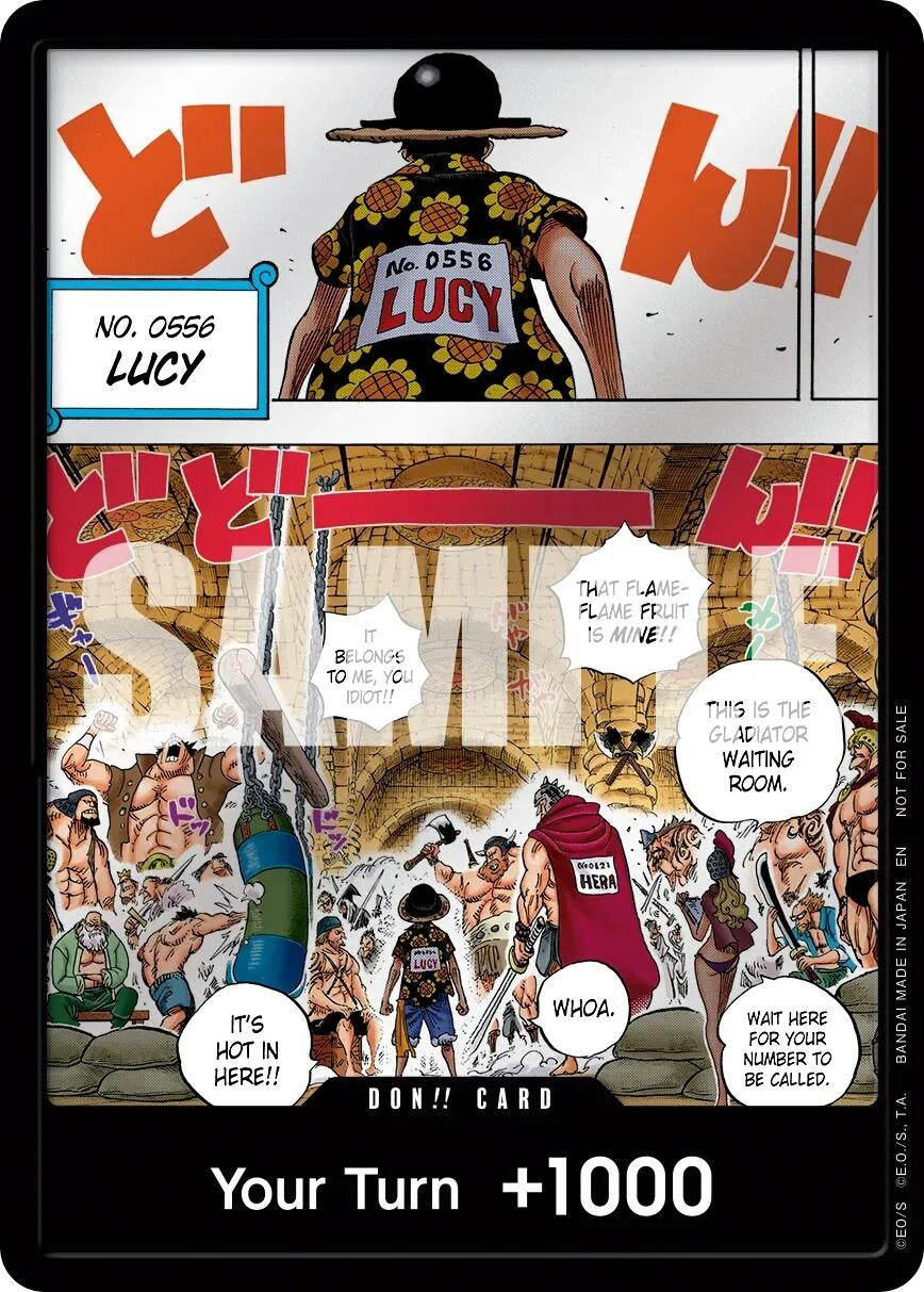 Image for DON!! Card (Flame-Flame Fruit Coliseum) (One Piece Promotion Cards) (OP-PR) - One Piece Card Game