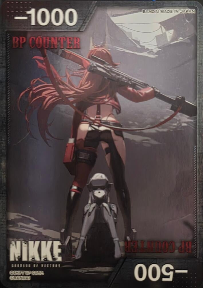 Image for BP Counter (Black) (A) (UP01BT: GODDESS OF VICTORY: NIKKE Precious Booster) (UP01BT) - Union Arena