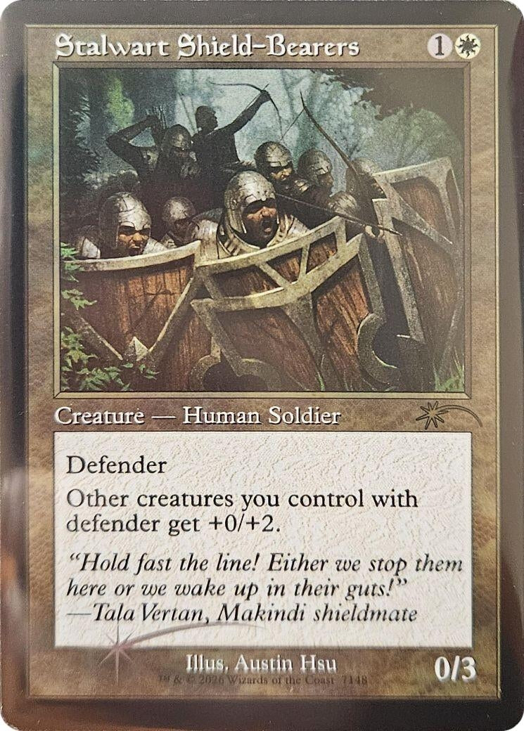 Image for Stalwart Shield-Bearers (Retro Frame) (7148) (Secret Lair Drop Series) (SLD) - Magic: The Gathering
