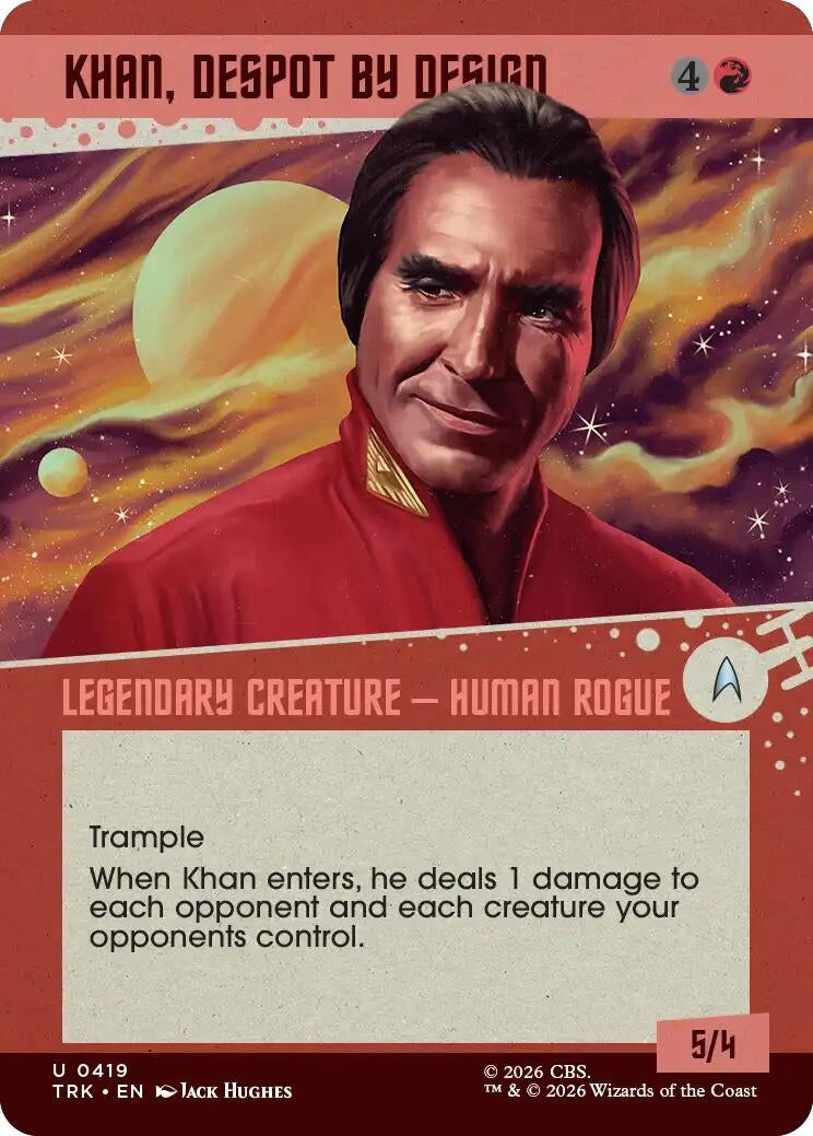 Image for Khan, Despot by Design (Showcase) (419) (Star Trek) (TRK) - Magic: The Gathering