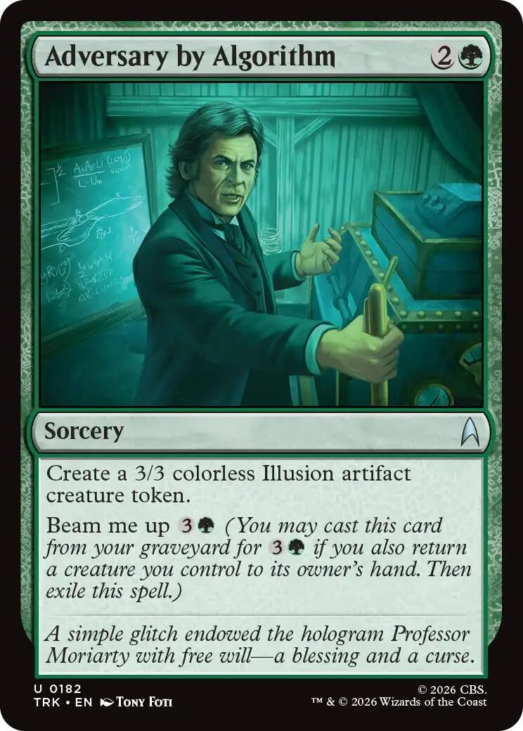 Image for Adversary by Algorithm (182) (Star Trek) (TRK) - Magic: The Gathering