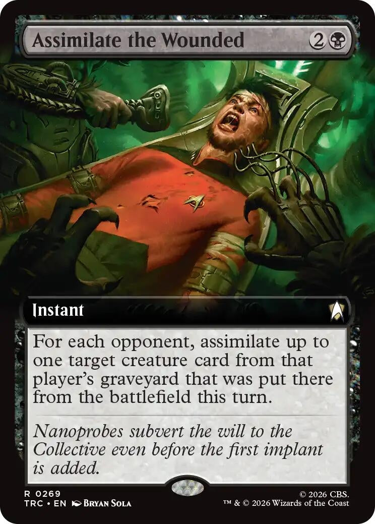 Image for Assimilate the Wounded (Extended Art) (269) (Commander: Star Trek) (TRC) - Magic: The Gathering