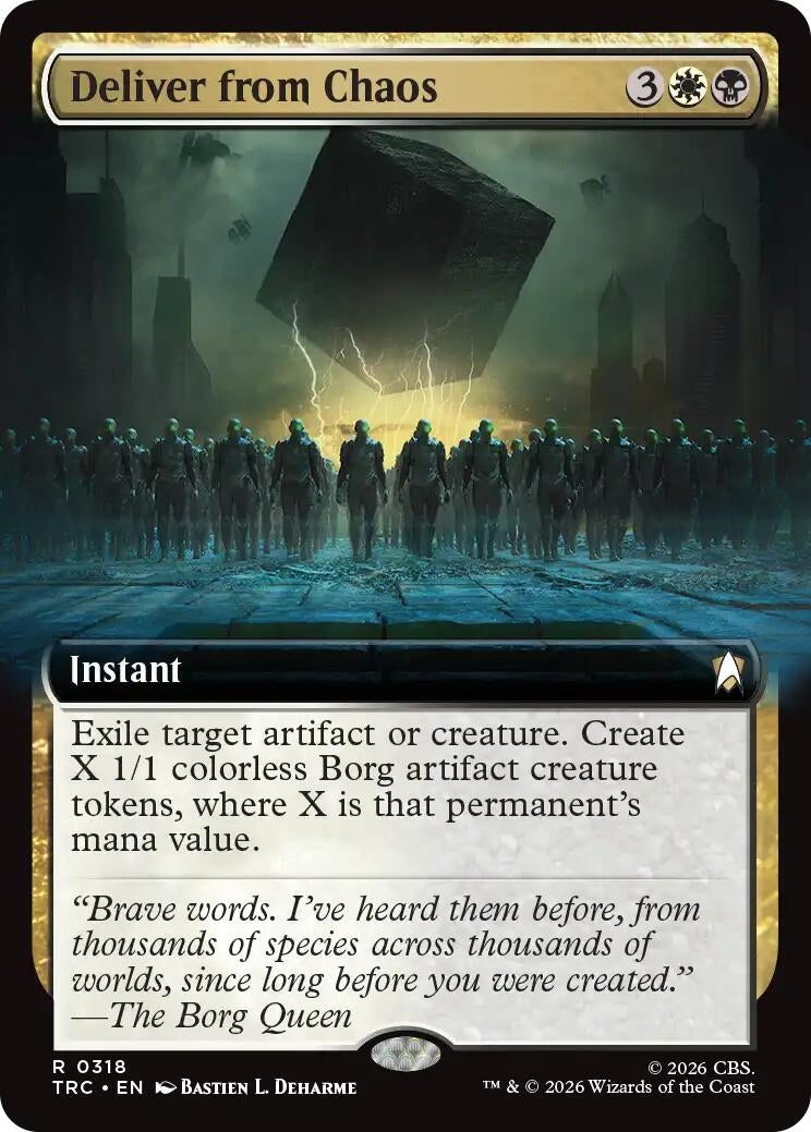 Image for Deliver from Chaos (Extended Art) (318) (Commander: Star Trek) (TRC) - Magic: The Gathering