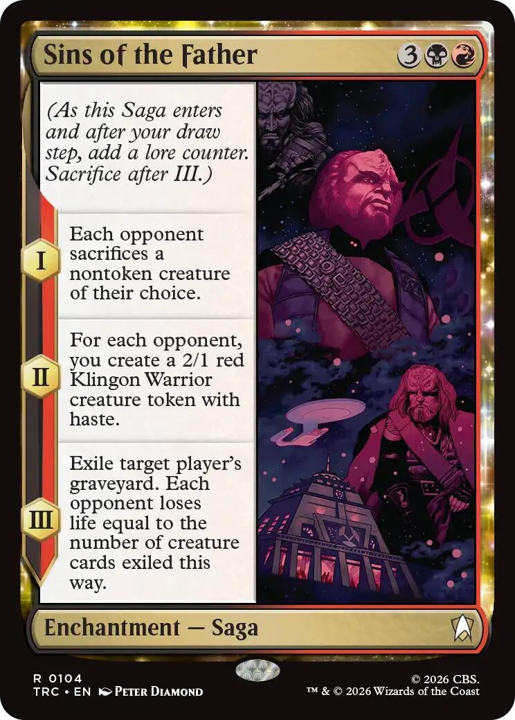 Image for Sins of the Father (Commander: Star Trek) (TRC) - Magic: The Gathering