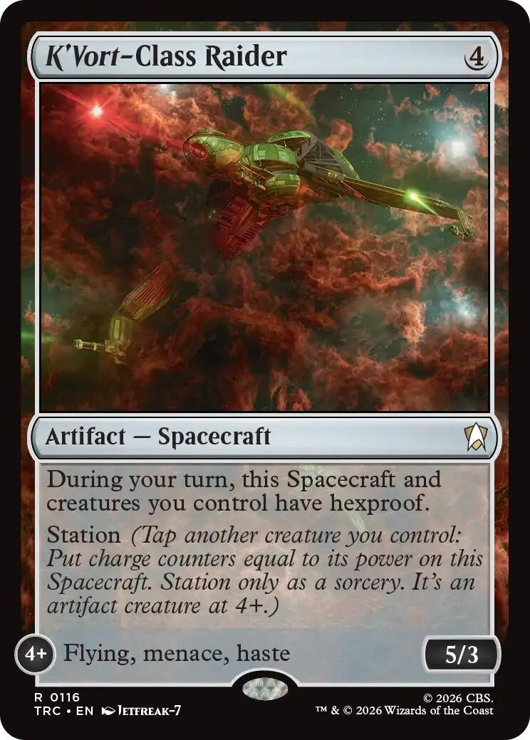Image for K'Vort-Class Raider (Commander: Star Trek) (TRC) - Magic: The Gathering