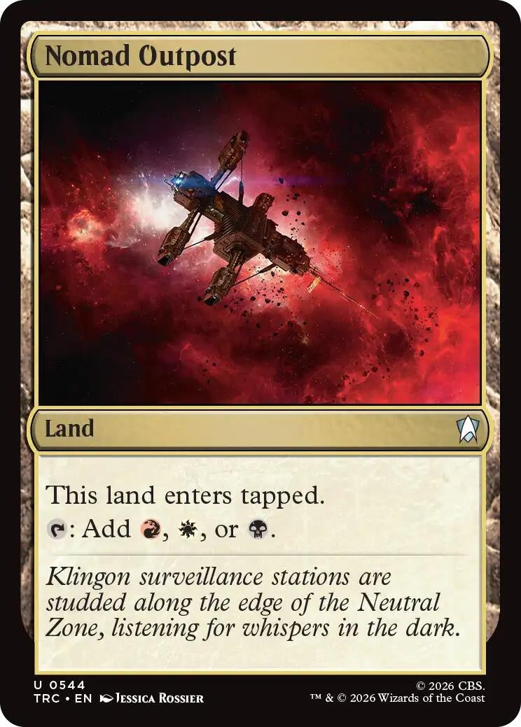 Image for Nomad Outpost (Surge Foil) (Commander: Star Trek) (TRC) - Magic: The Gathering