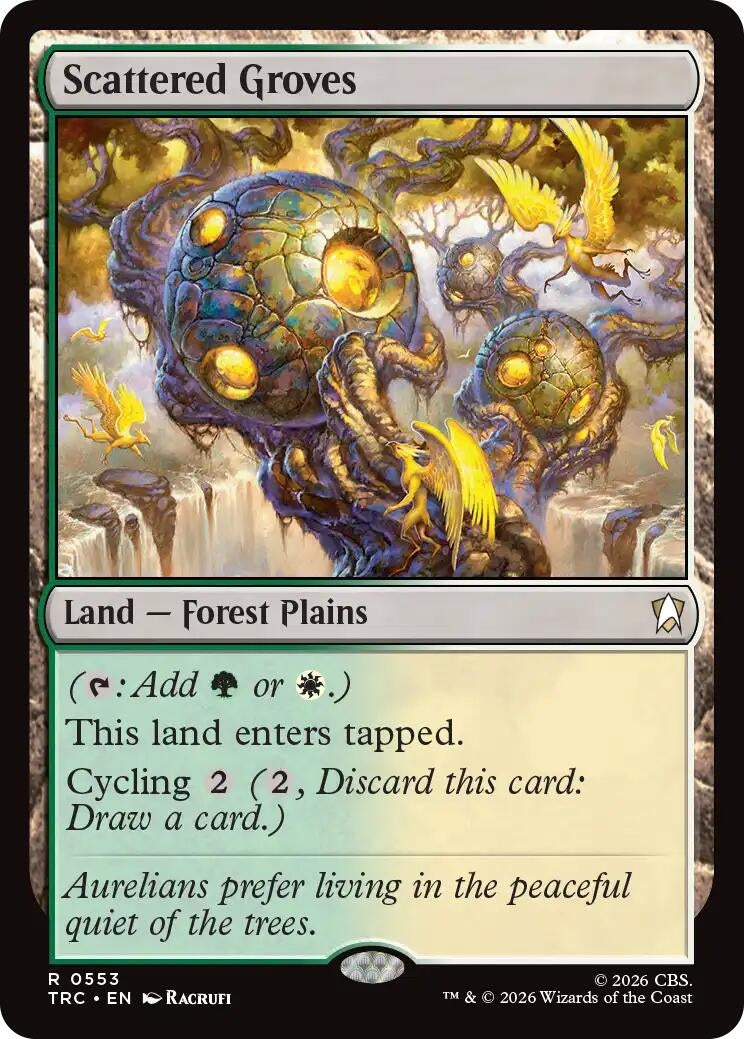 Image for Scattered Groves (553) (Commander: Star Trek) (TRC) - Magic: The Gathering