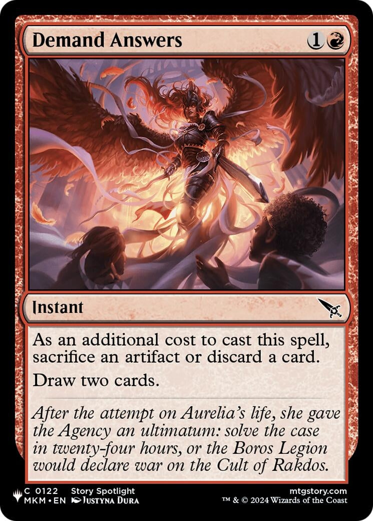 Image for Demand Answers (The List Reprints) (LIST) - Magic: The Gathering