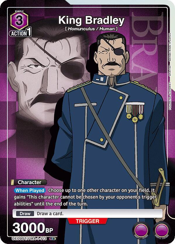 King Bradley (R*) (UE09ST/FMA-1-113) (UE09ST: FULLMETAL ALCHEMIST Starter Deck)