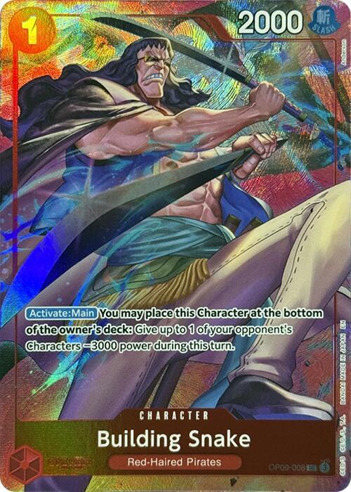 Building Snake (Premium Card Collection -Best Selection Vol. 4-) (OP09-008) (One Piece Promotion Cards)