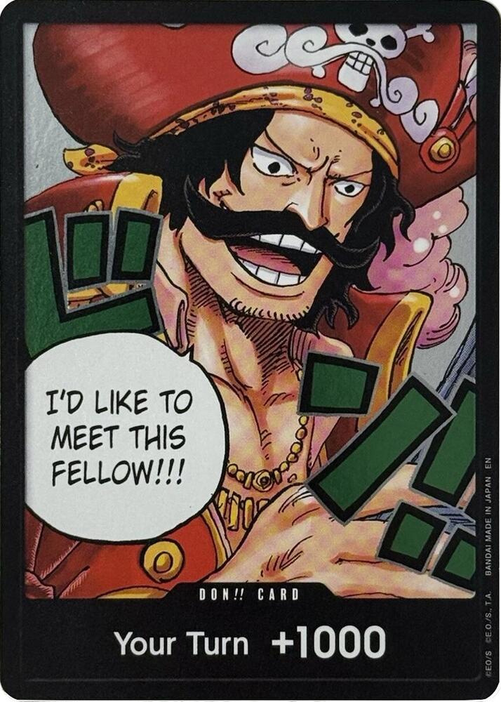 DON!! Card (Gol.D.Roger) (Carrying On His Will)