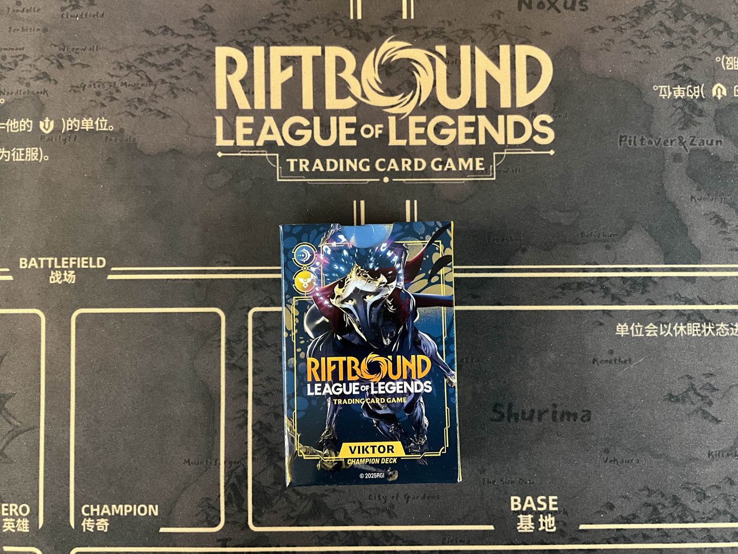 League of Legends Riftbound TCG: Origins Champion Deck Viktor (Deck Only, No Pack)