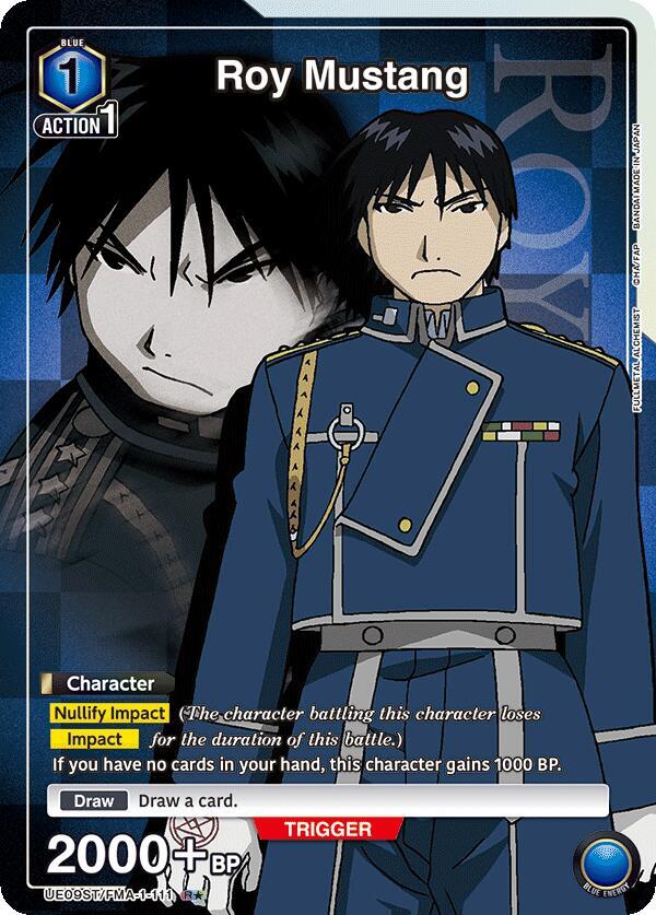 Roy Mustang (111) (R*) (UE09ST/FMA-1-111) (UE09ST: FULLMETAL ALCHEMIST Starter Deck)