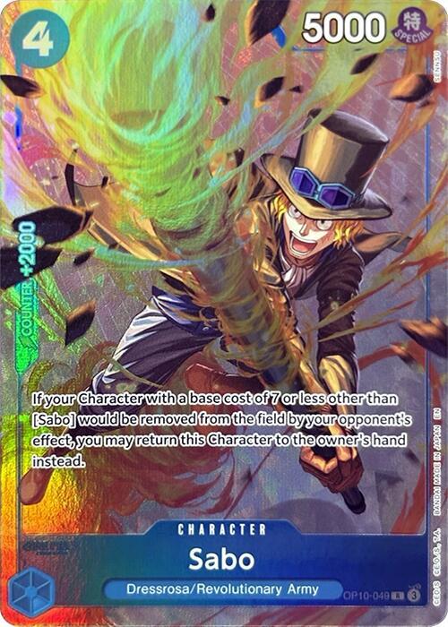 Sabo (Premium Card Collection -Best Selection Vol. 4-) (OP10-049) (One Piece Promotion Cards)