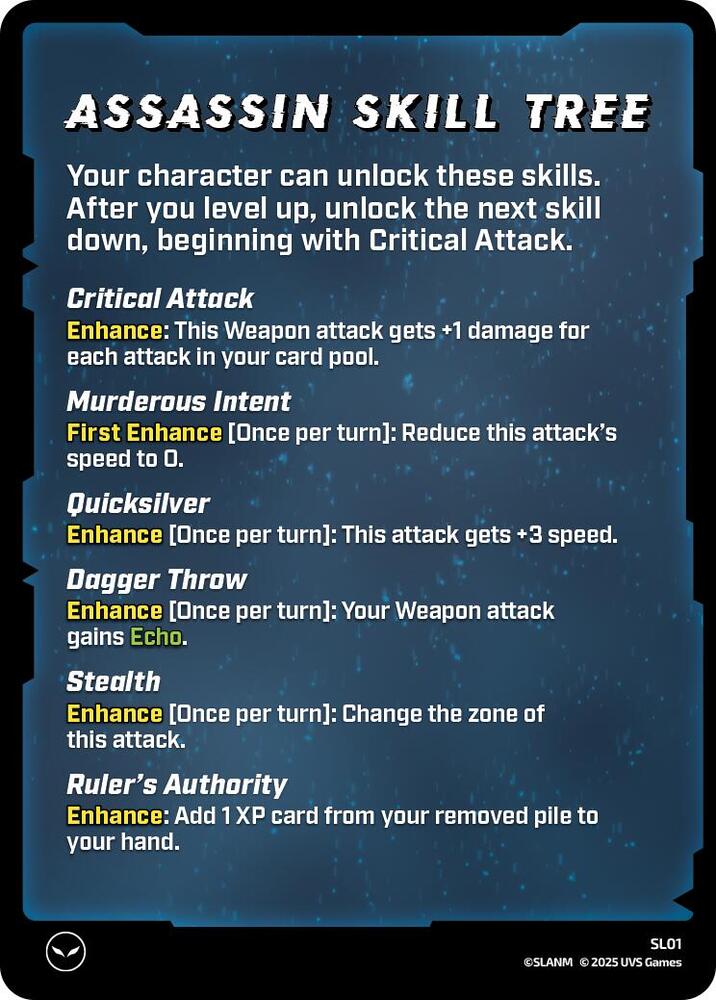 Assassin Skill Tree (SL01) (SLO)