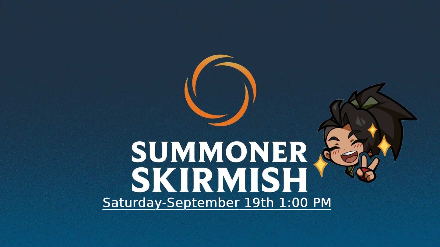 RRG Summoner Skirmish - September 19th, 2026 - Saturday 1:00 PM