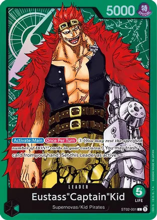 Eustass "Captain" Kid (001) - Starter Deck 2: Worst Generation (ST02-001)