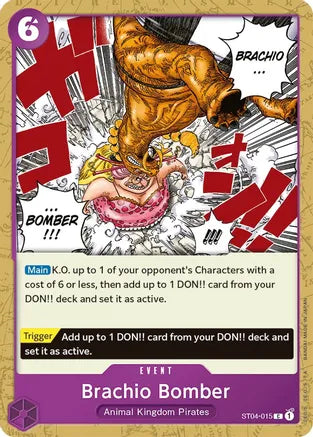 Brachio Bomber - Starter Deck 4: Animal Kingdom Pirates (ST04-015)