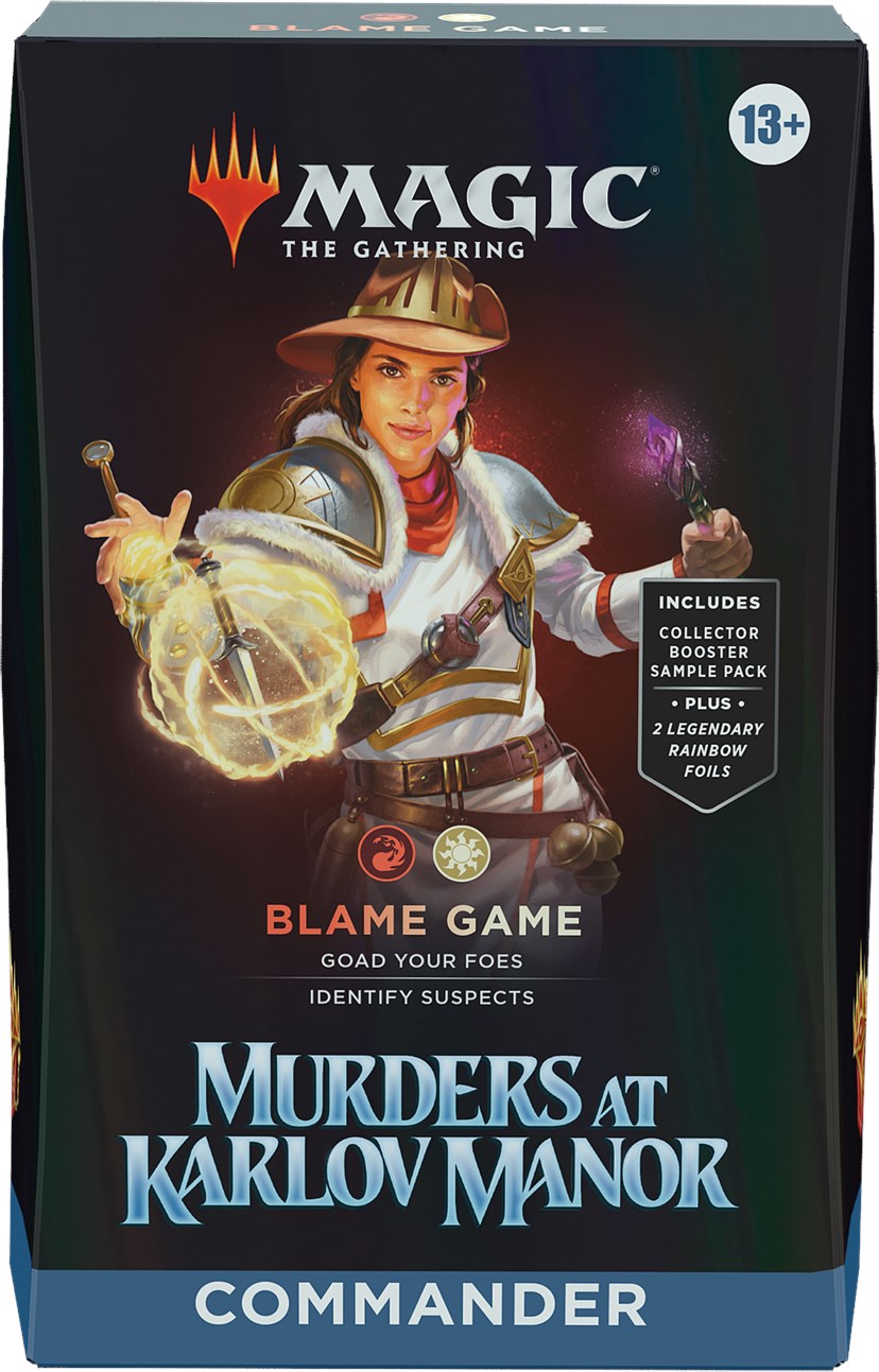 Murders at Karlov Manor - Commander Deck (Blame Game) | Red Riot Games CA